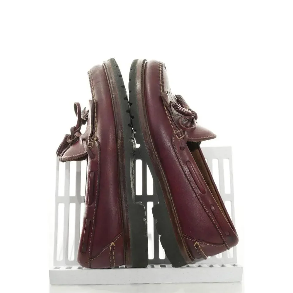 Vintage VTG LL Bean Tassel vibram Loafers Men's Sz 8.5D Shoes L.L. Bean
